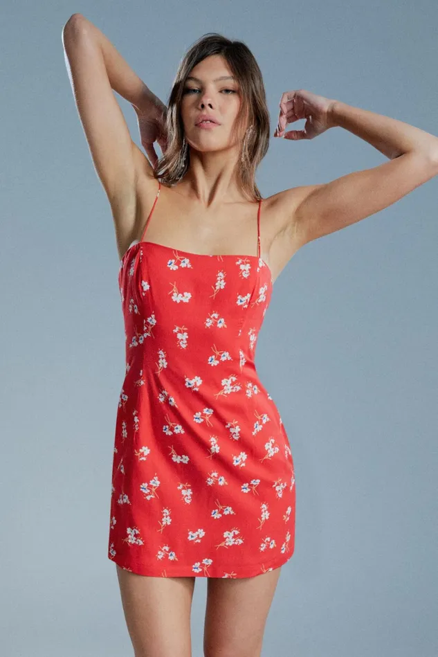 Women Day To Night Dresses Bardot Joie Mini Dress In Red Dit Fl Red Dit Fl Women Day To Night Dresses Bardot Joie Mini Dress In Red Dit Fl Red Dit Fl