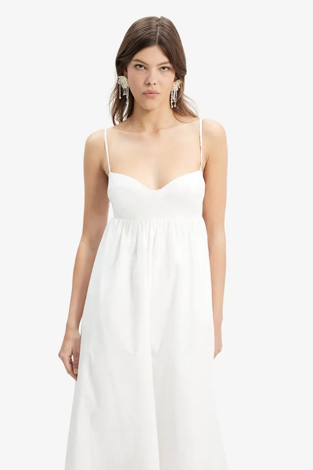 Women Day To Night Dresses Bardot Lenora Midi Dress In Orchid White Orchid White Women Day To Night Dresses Bardot Lenora Midi Dress In Orchid White Orchid White