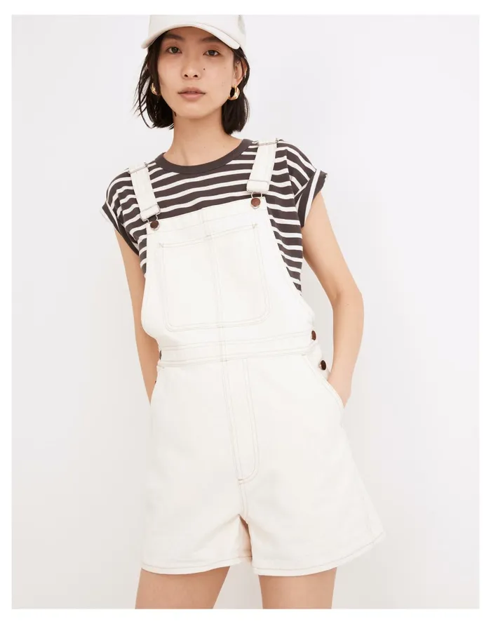 Women Denim Corsica Short Overalls In Vintage Canvas Wash Vintage Canvas Madewell Shorts Women Denim Corsica Short Overalls In Vintage Canvas Wash Vintage Canvas Madewell Shorts