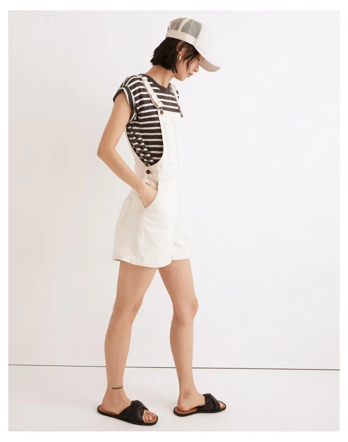 Women Denim Corsica Short Overalls In Vintage Canvas Wash Vintage Canvas Madewell Shorts Women Denim Corsica Short Overalls In Vintage Canvas Wash Vintage Canvas Madewell Shorts