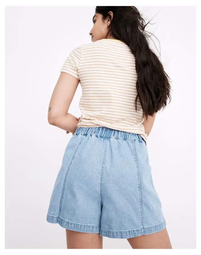 Women Denim Easy Pull On Shorts In Rathmore Wash Rathmore Wash Madewell Shorts Women Denim Easy Pull On Shorts In Rathmore Wash Rathmore Wash Madewell Shorts
