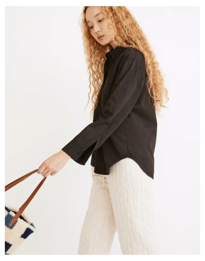 Women Denim Oversized Ex Boyfriend Shirt In Lunar Wash Lunar Wash Madewell Tops and Shirts Women Denim Oversized Ex Boyfriend Shirt In Lunar Wash Lunar Wash Madewell Tops and Shirts