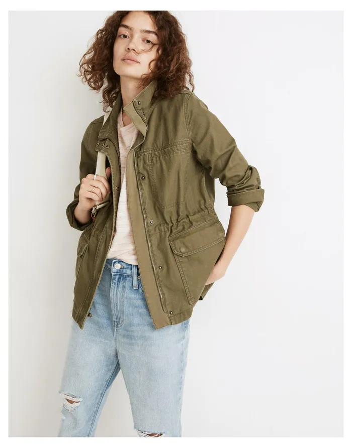 Women Dispatch Jacket Desert Olive Madewell Jackets