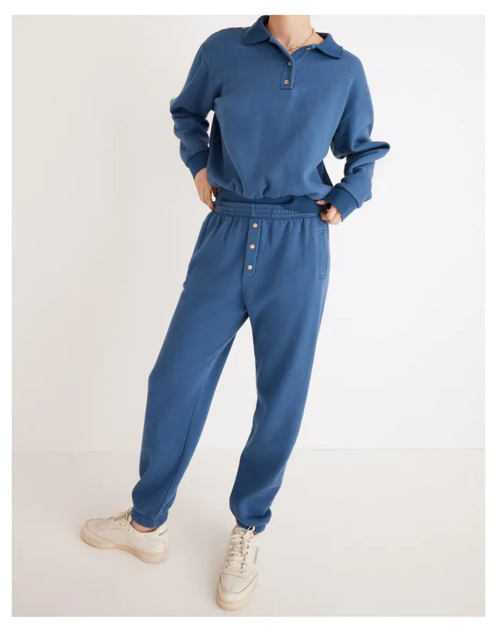 Women Donni Vintage Fleece Jogger Sweatpants Blueberry Madewell Sweatshirts and Sweatpants Women Donni Vintage Fleece Jogger Sweatpants Blueberry Madewell Sweatshirts and Sweatpants