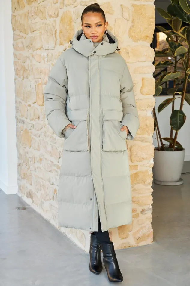 Women Doudoune Matelasse Longue Kaki Capuche Khaki Brentiny Paris Parkas And Down Jackets Women Doudoune Matelasse Longue Kaki Capuche Khaki Brentiny Paris Parkas And Down Jackets