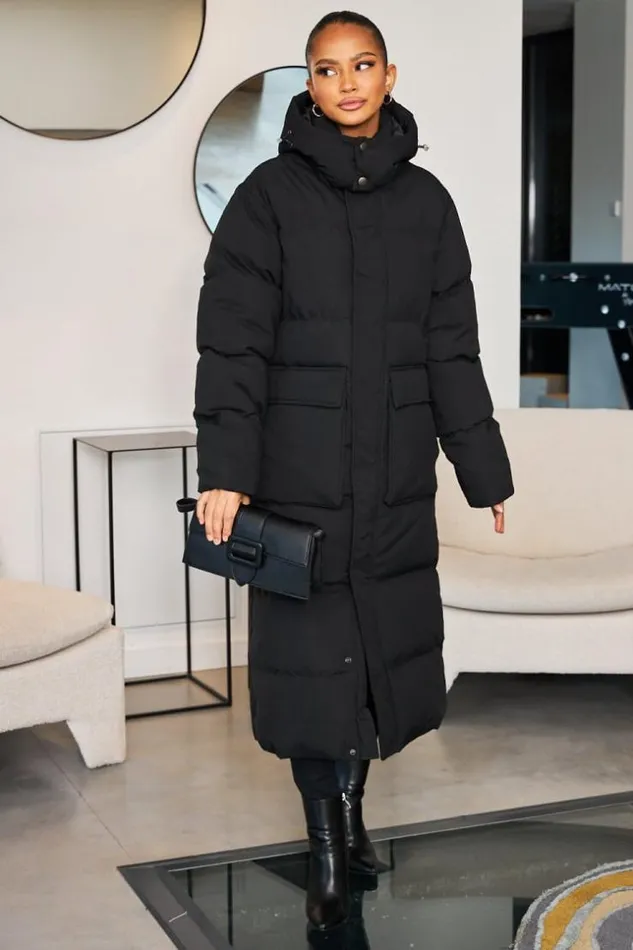 Women Doudoune Matelasse Longue Noir Capuche Black Brentiny Paris Parkas And Down Jackets Women Doudoune Matelasse Longue Noir Capuche Black Brentiny Paris Parkas And Down Jackets