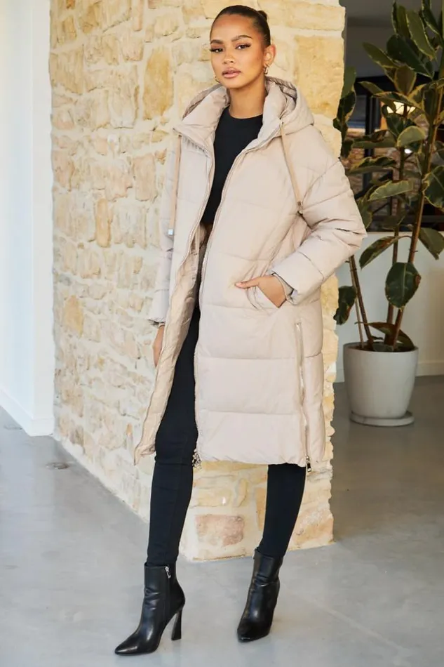 Women Doudoune Matelasse Ouverture Sur Les Cts Beige Brentiny Paris White Tops Women Doudoune Matelasse Ouverture Sur Les Cts Beige Brentiny Paris White Tops