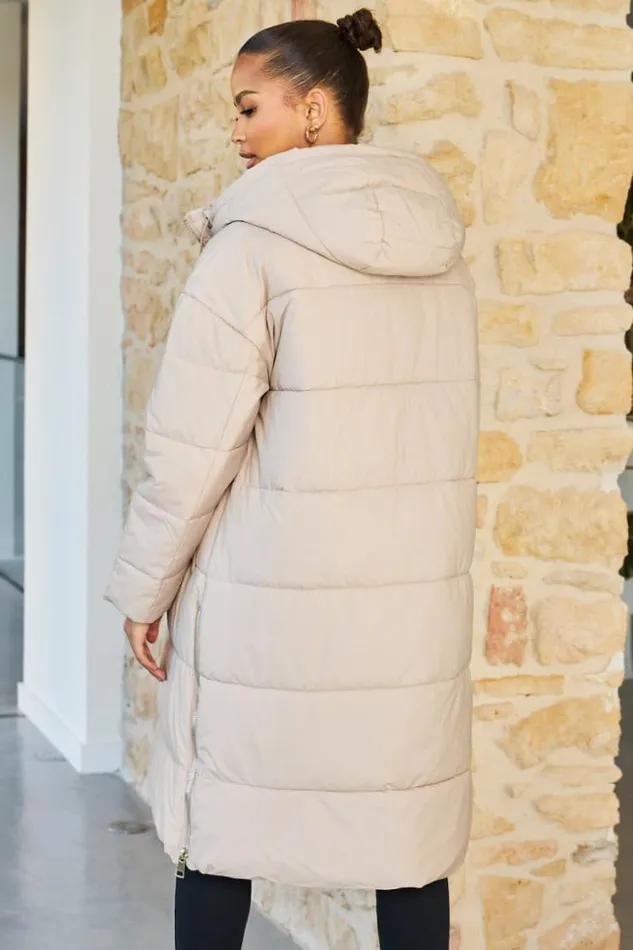 Women Doudoune Matelasse Ouverture Sur Les Cts Beige Brentiny Paris White Tops Women Doudoune Matelasse Ouverture Sur Les Cts Beige Brentiny Paris White Tops