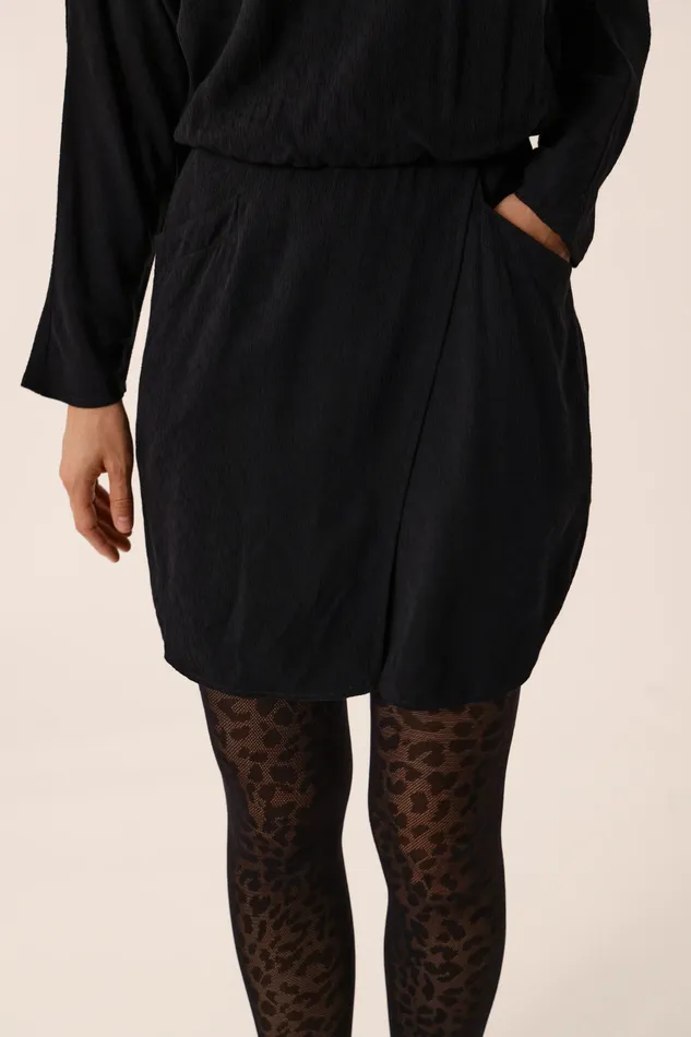 Women Dress Rafaelo Noir Robe Viscose Noire Des Petits Hauts Dresses and Skirts