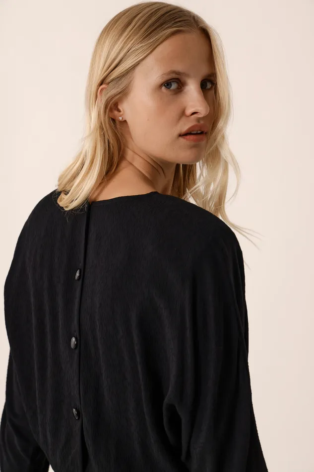 Women Dress Rafaelo Noir Robe Viscose Noire Des Petits Hauts Dresses and Skirts