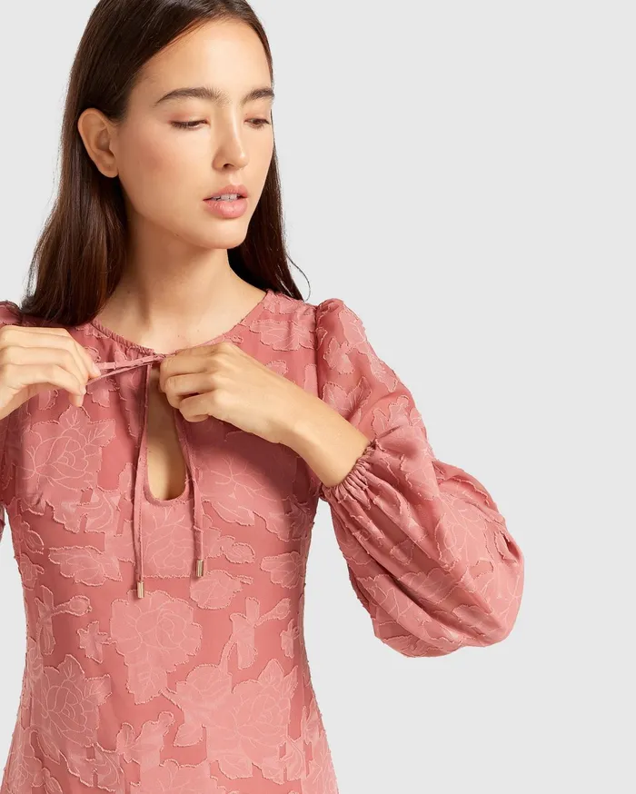 Women Dresses Belle and Bloom Kiss The Stars Dress 8211 Dusty Rose