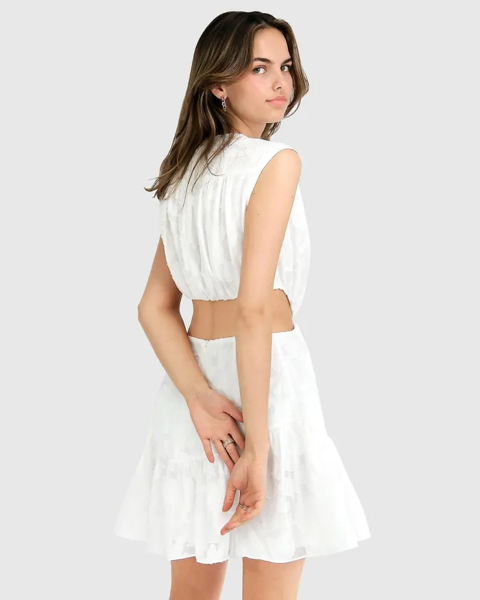 Women Dresses Belle and Bloom Lovesick Mini Dress 8211 White
