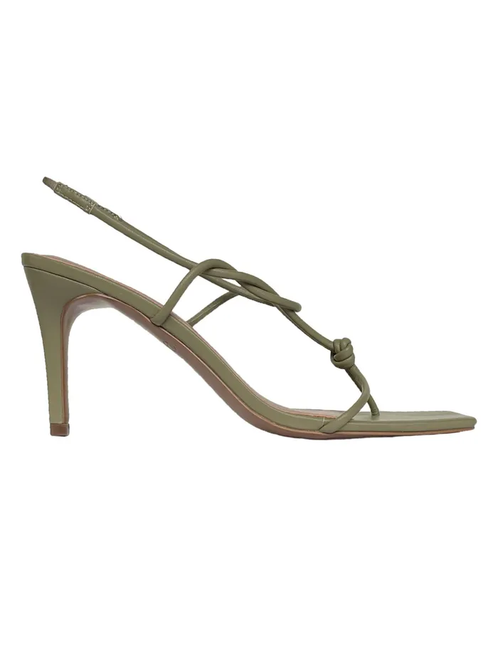 Women Edie Collective 8211 The Betty Knot Heel In Sage The UNDONE Heels