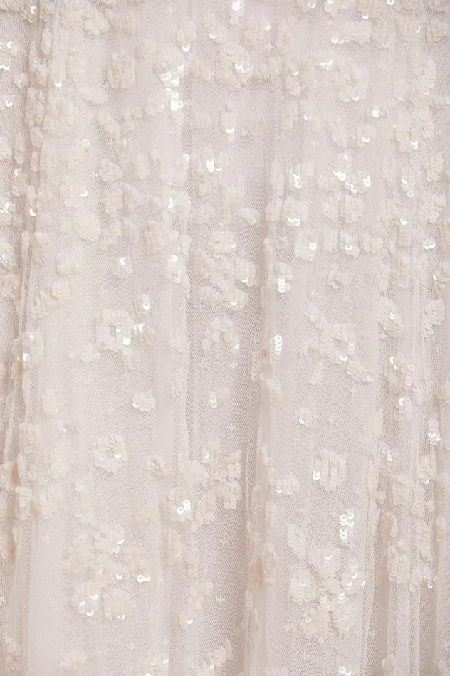 Women Embellished Dresses Needle and Thread Margot Cami Ankle Gown White