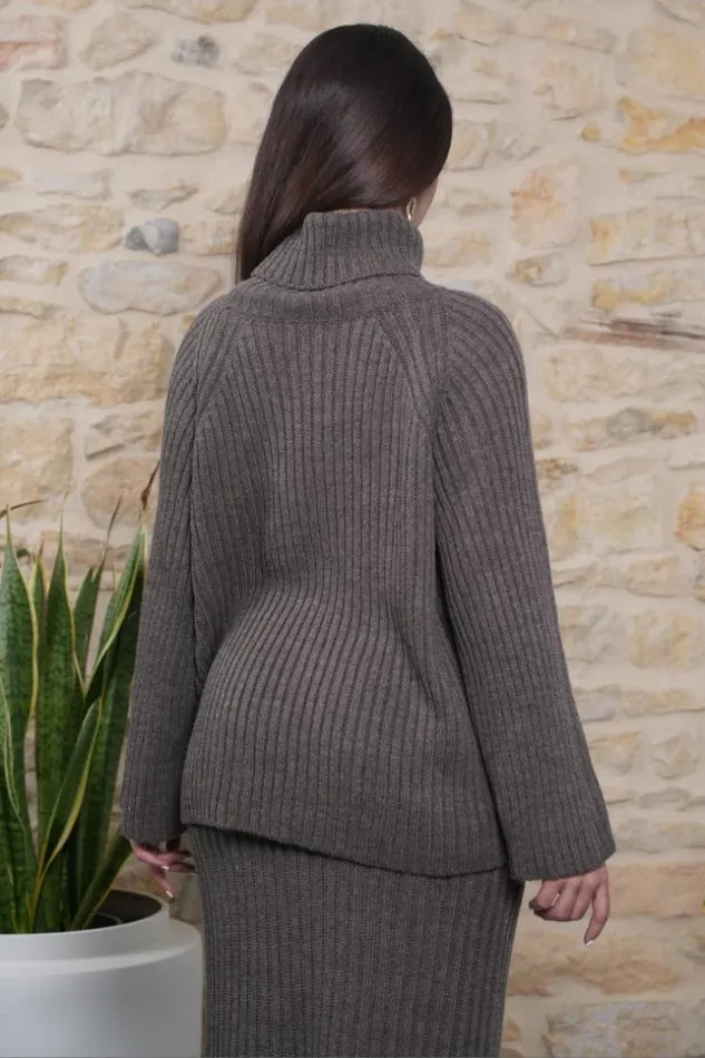 Women Ensemble 2 Pices Pull Jupe En Maille Marron Brown Brentiny Paris White Tops Women Ensemble 2 Pices Pull Jupe En Maille Marron Brown Brentiny Paris White Tops