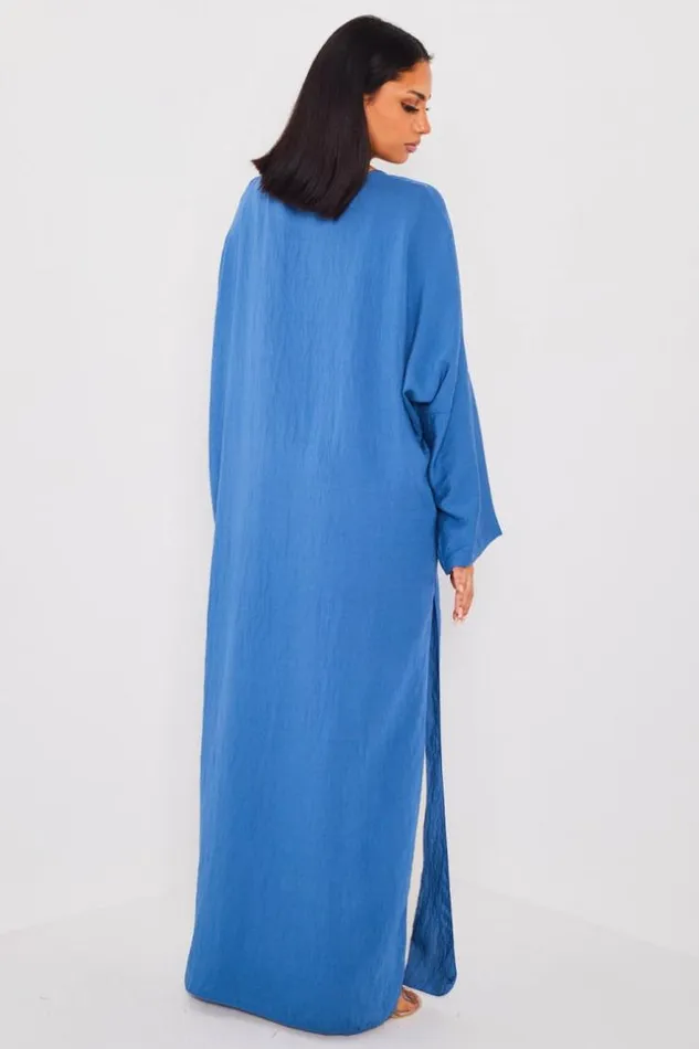 Women Ensemble 2 Pices Robe Pantalon Bleu Et Beige Blue Brentiny Paris Collection Ramadan Women Ensemble 2 Pices Robe Pantalon Bleu Et Beige Blue Brentiny Paris Collection Ramadan