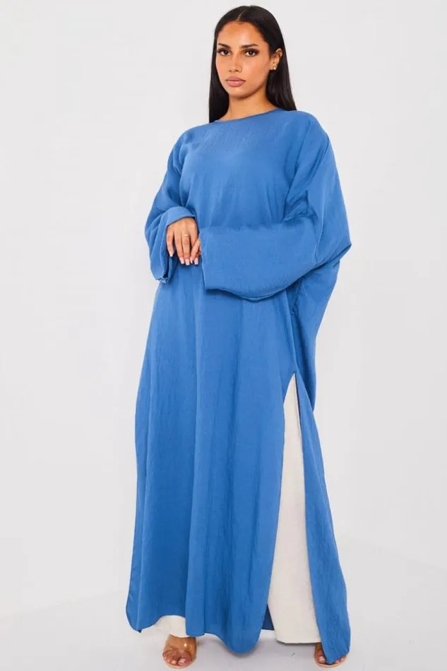 Women Ensemble 2 Pices Robe Pantalon Bleu Et Beige Blue Brentiny Paris Collection Ramadan Women Ensemble 2 Pices Robe Pantalon Bleu Et Beige Blue Brentiny Paris Collection Ramadan