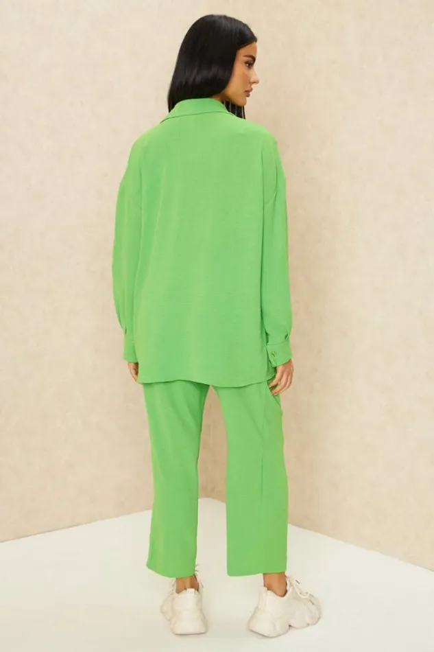 Women Ensemble Bleu Chemise Pantalon Vertclair Brentiny Paris Shirts and Blouses Women Ensemble Bleu Chemise Pantalon Vertclair Brentiny Paris Shirts and Blouses