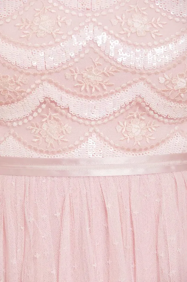 Women Exclusives Needle and Thread Fifi Bodice Gown Pink