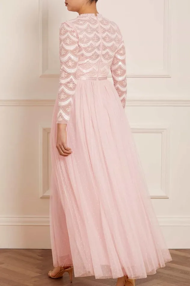 Women Exclusives Needle and Thread Fifi Bodice Gown Pink