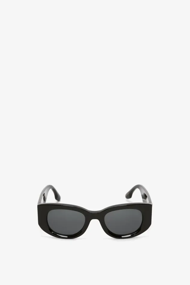 Women Eyewear Victoria Beckham Monogram Detail Sunglasses In Black