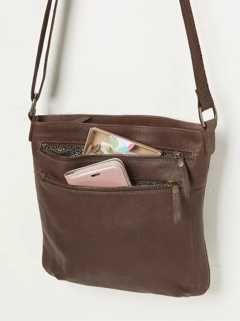 Women Fatface Bags and Wallets Brown The Allie CrossBody Bag