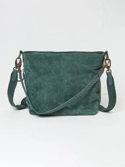Women Fatface Bags and Wallets Green The Valletta Bag