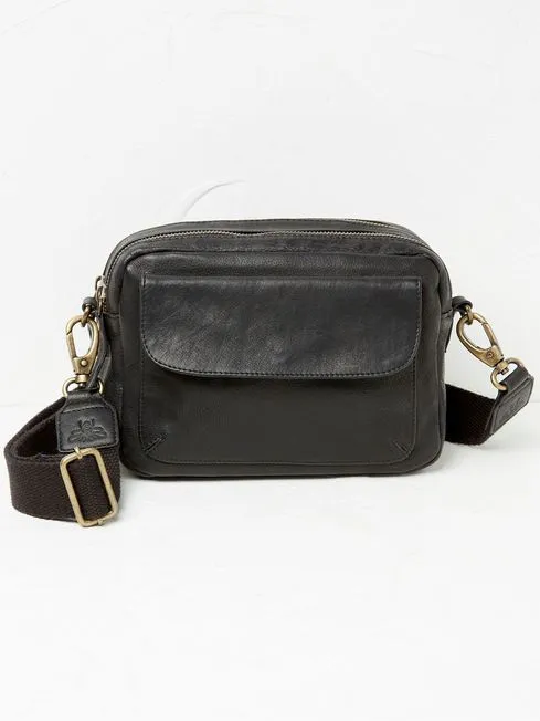 Women Fatface Bags and Wallets Oslo Black Camera Bag