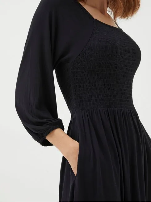 Women Fatface Dresses Black Adeline Jersey Dress Women Fatface Dresses Black Adeline Jersey Dress