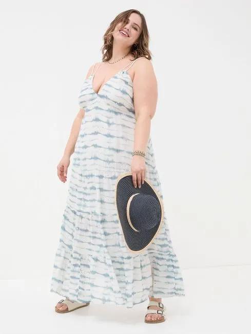 Women Fatface Dresses Blue Tie Dye Tammy Beach Maxi Dress Women Fatface Dresses Blue Tie Dye Tammy Beach Maxi Dress
