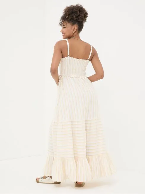 Women Fatface Dresses Yellow Med Moments Stripe Beach Dress Women Fatface Dresses Yellow Med Moments Stripe Beach Dress