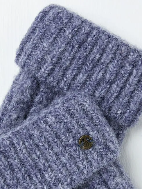 Women Fatface Gloves Blue Cable Knit Gloves Women Fatface Gloves Blue Cable Knit Gloves