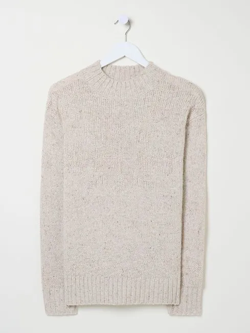 Women Fatface Knitwear Ivory Snowflake Jumper Women Fatface Knitwear Ivory Snowflake Jumper