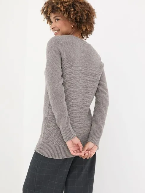 Women Fatface Knitwear Light Brown Amelia Tunic Women Fatface Knitwear Light Brown Amelia Tunic
