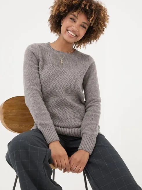 Women Fatface Knitwear Light Brown Amelia Tunic Women Fatface Knitwear Light Brown Amelia Tunic
