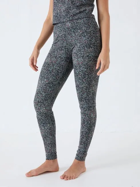 Women Fatface Loungewear Venus Grey Printed Leggings Women Fatface Loungewear Venus Grey Printed Leggings