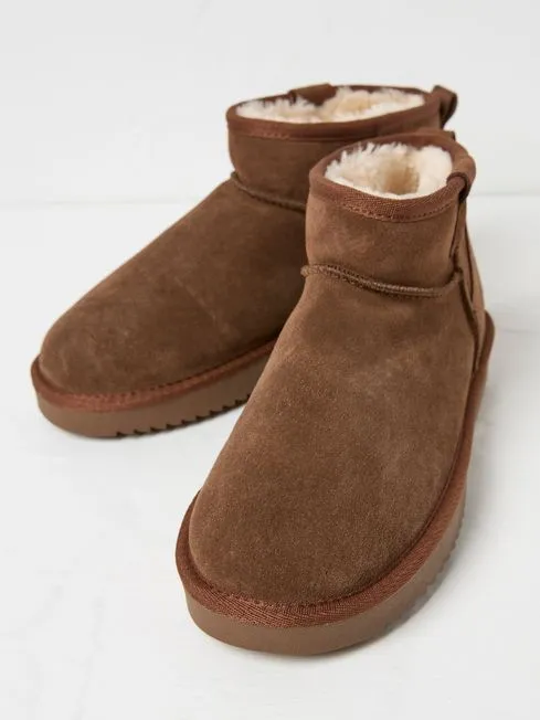 Women Fatface Pajamas and Nightwear Maeve Brown Mini Boots Women Fatface Pajamas and Nightwear Maeve Brown Mini Boots