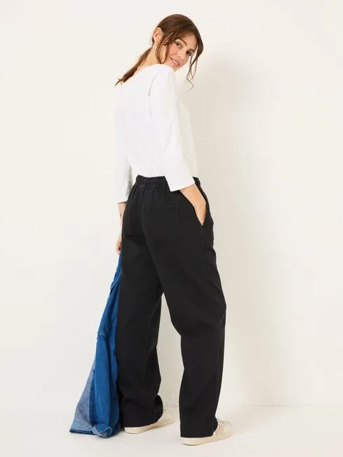 Women Fatface Pants and Leggings Ashby Charcoal Grey Wide Leg 100 Cotton Trousers Women Fatface Pants and Leggings Ashby Charcoal Grey Wide Leg 100 Cotton Trousers