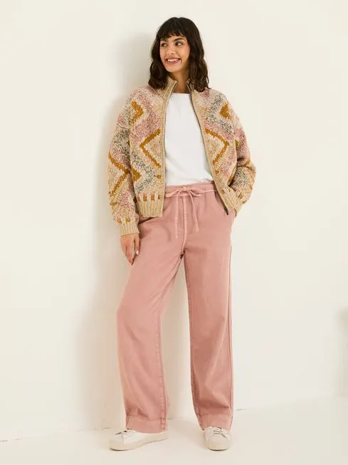 Women Fatface Pants and Leggings Ashby Pink Wide Leg 100 Cotton Trousers Women Fatface Pants and Leggings Ashby Pink Wide Leg 100 Cotton Trousers