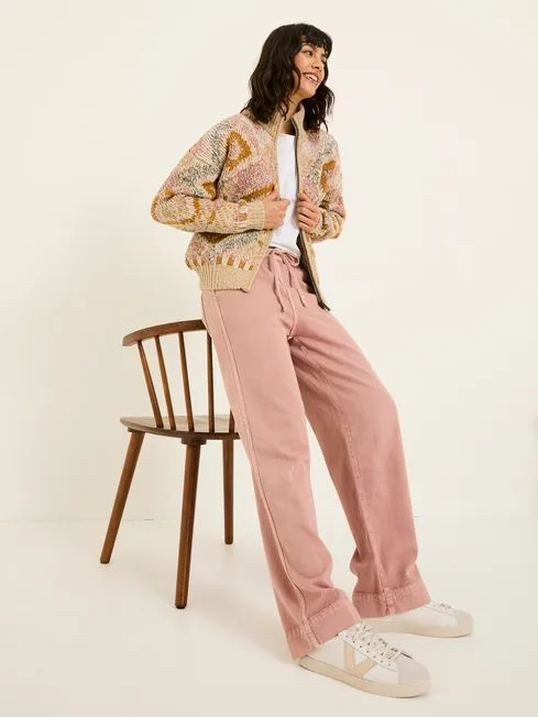 Women Fatface Pants and Leggings Ashby Pink Wide Leg 100 Cotton Trousers Women Fatface Pants and Leggings Ashby Pink Wide Leg 100 Cotton Trousers