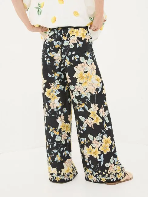 Women Fatface Pants and Leggings Jenna Black Citrus Floral Trousers Women Fatface Pants and Leggings Jenna Black Citrus Floral Trousers