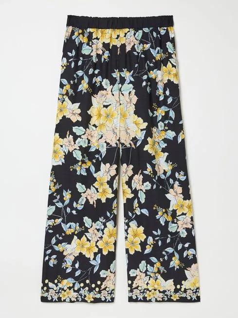 Women Fatface Pants and Leggings Jenna Black Citrus Floral Trousers Women Fatface Pants and Leggings Jenna Black Citrus Floral Trousers