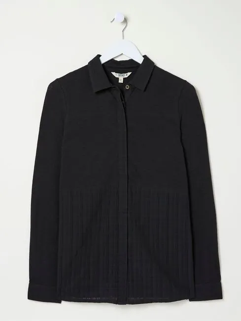 Women Fatface Shirts and Blouses Sammy Black Shirt Tunic