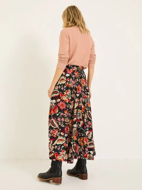 Women Fatface Skirts Black Suki Midi Skirt Women Fatface Skirts Black Suki Midi Skirt