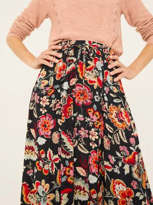 Women Fatface Skirts Black Suki Midi Skirt Women Fatface Skirts Black Suki Midi Skirt