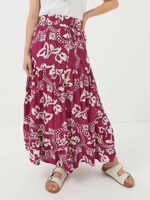 Women Fatface Skirts Purple Wallpaper Floral Maxi Skirt Women Fatface Skirts Purple Wallpaper Floral Maxi Skirt