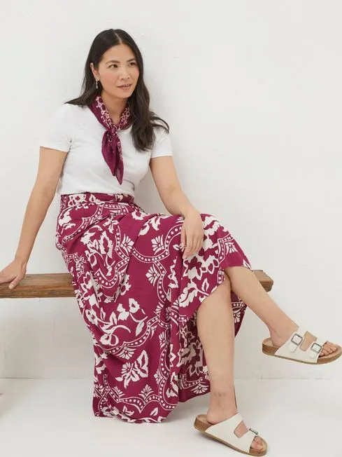 Women Fatface Skirts Purple Wallpaper Floral Maxi Skirt Women Fatface Skirts Purple Wallpaper Floral Maxi Skirt