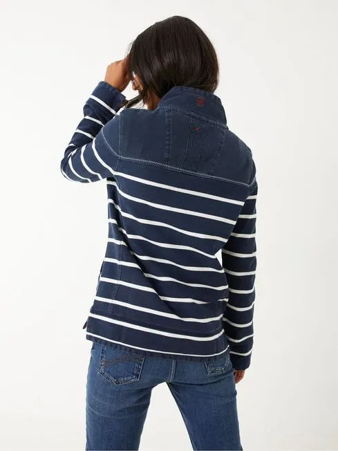 Women Fatface Sweatshirts and Hoodies Blue Airlie Classic Breton Sweatshirt Women Fatface Sweatshirts and Hoodies Blue Airlie Classic Breton Sweatshirt