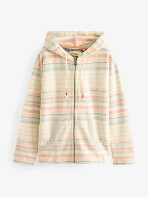 Women Fatface Sweatshirts and Hoodies Daisy Natural Textured Zip Through Hoodie Women Fatface Sweatshirts and Hoodies Daisy Natural Textured Zip Through Hoodie