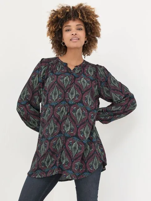 Women Fatface Tops and TShirts Multi Lizzie Tunic Top Women Fatface Tops and TShirts Multi Lizzie Tunic Top
